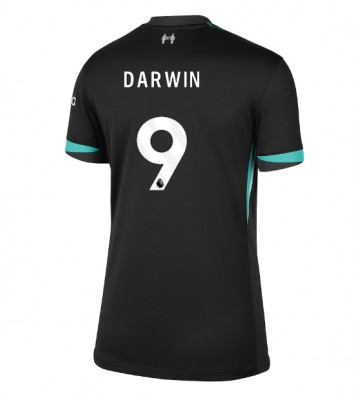 Liverpool Darwin Nunez #9 Udebanetrøje Dame 2024-25 Kort ærmer